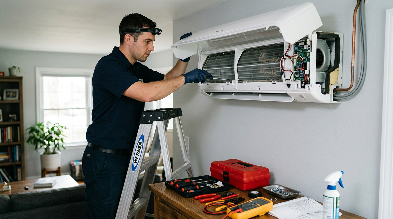 ремонт внутреннего блока